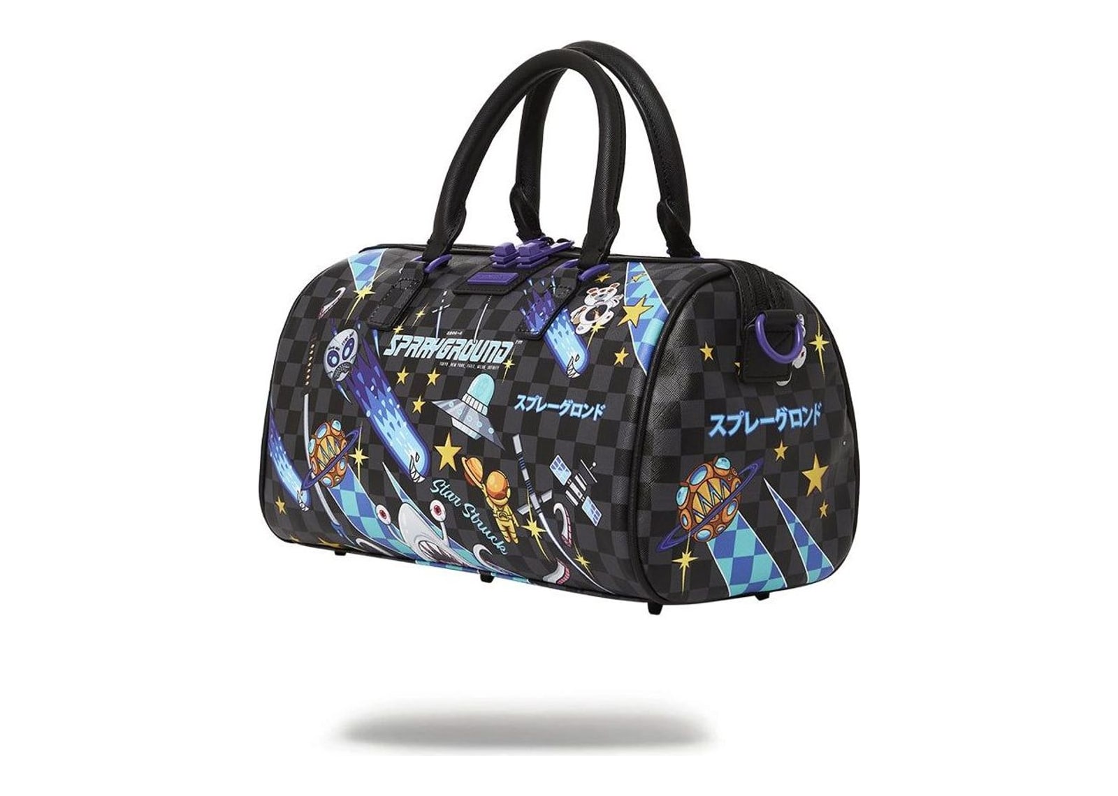Sprayground WTF Alien Invasion Mini Duffle Black - görsel 2