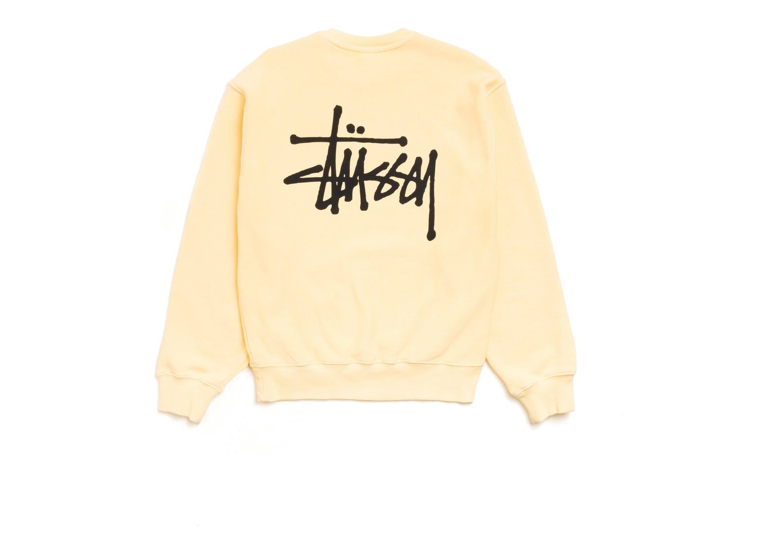 Stussy Basic Stussy Crew Garment Dyed Gold - görsel 2