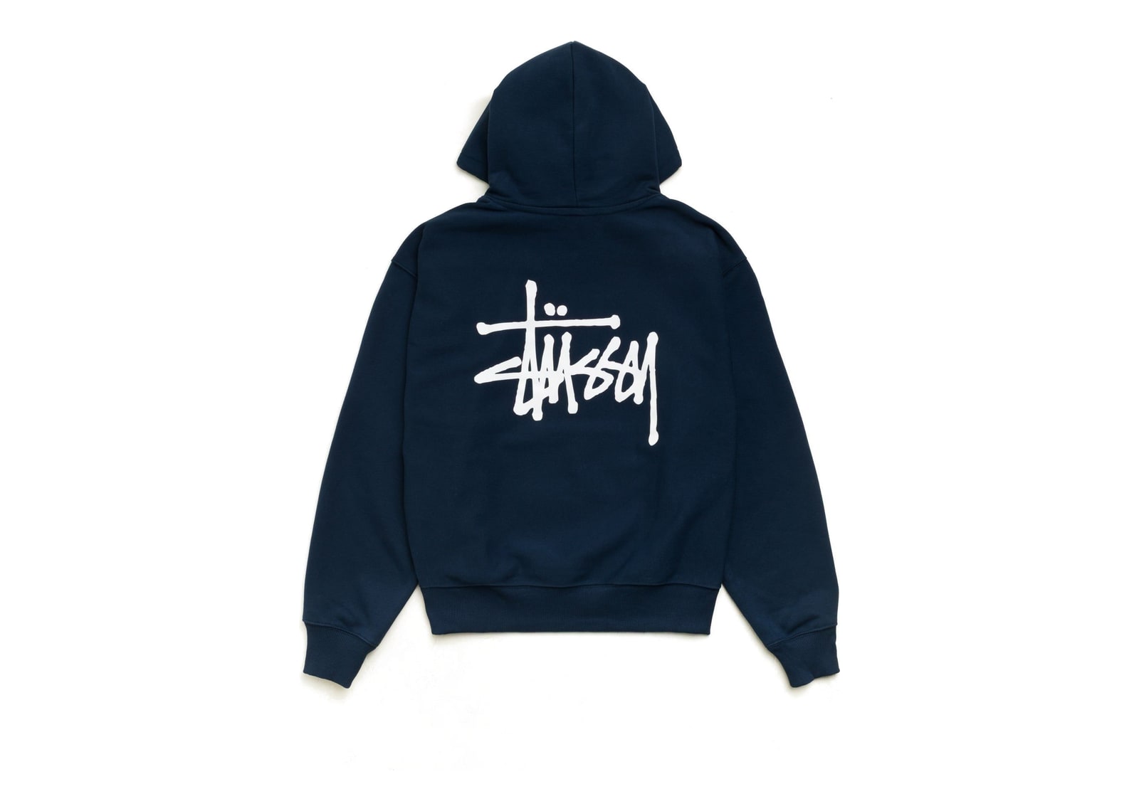 Stussy Basic Stussy Hoodie Navy - görsel 2