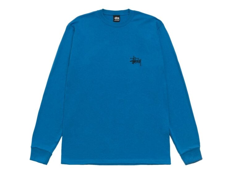 Stussy Basic Stussy LS Tee Blue