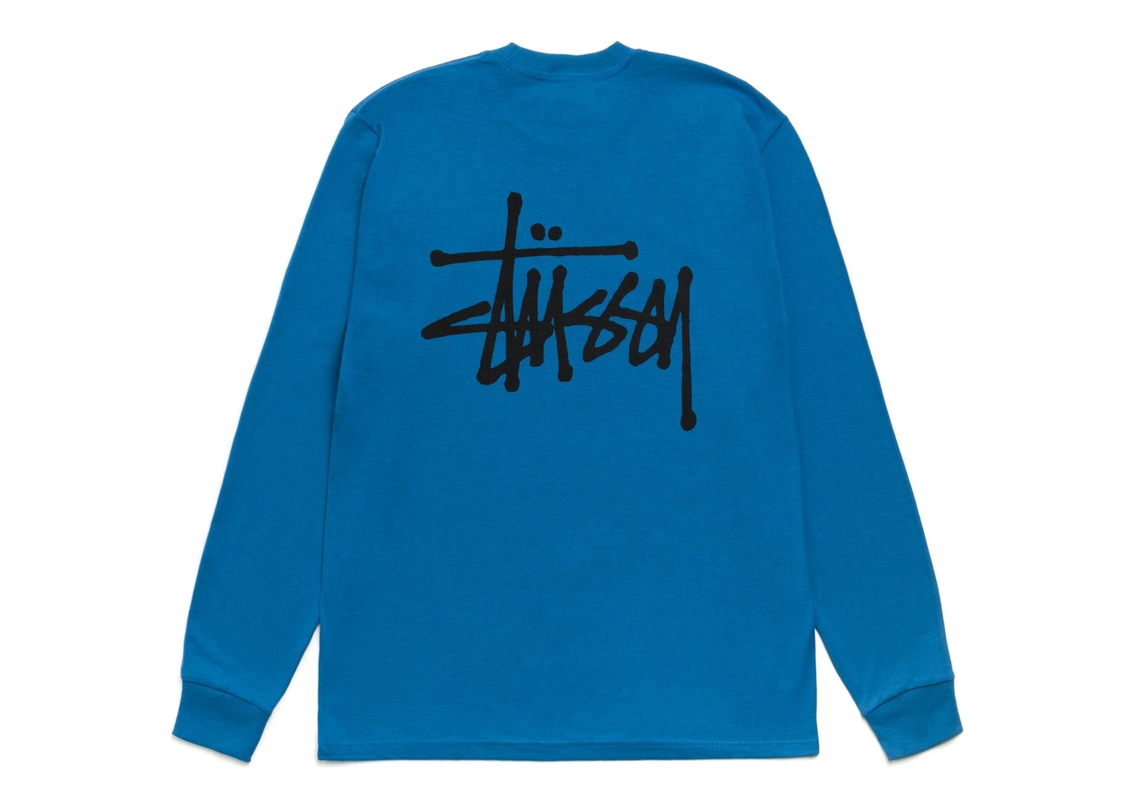 Stussy Basic Stussy LS Tee Blue - görsel 2