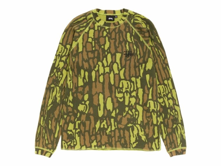 Stussy Basic Stussy Thermal Tree Bark Camo