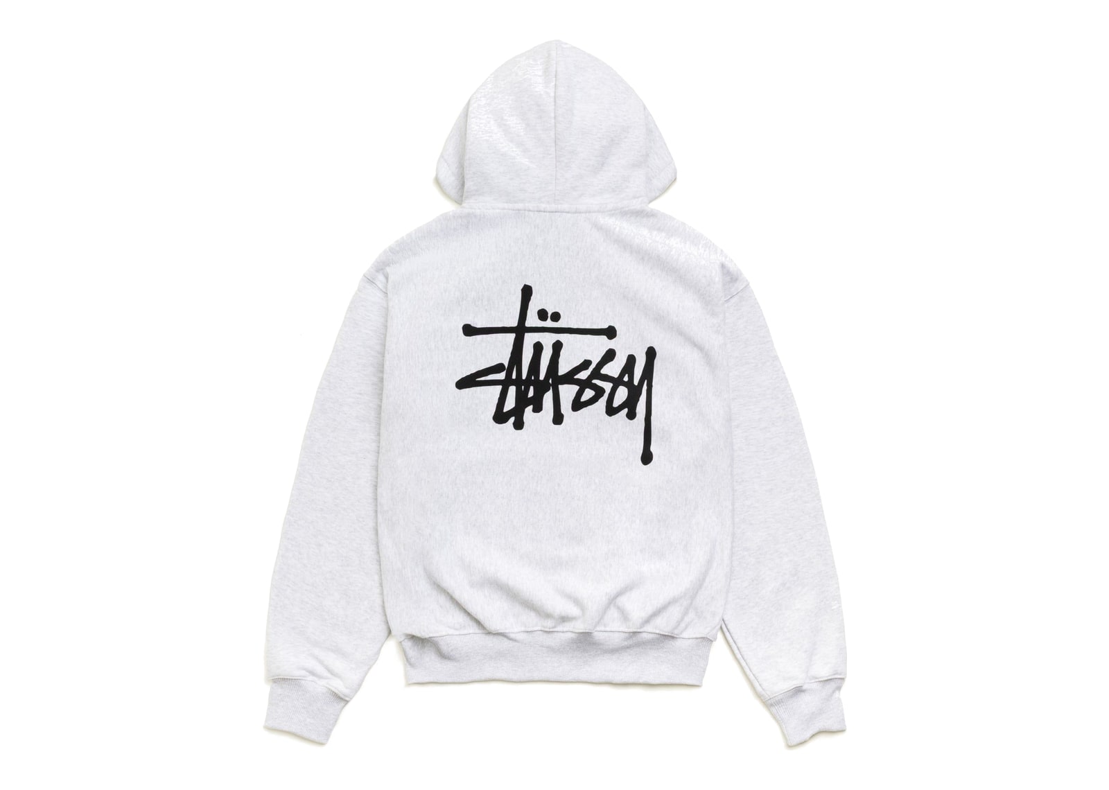 Stussy Basic Stussy Zip Hoodie Ash Heather - görsel 2