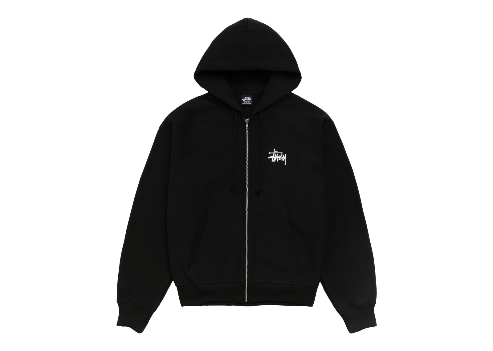 Stussy Basic Stussy Zip Hoodie Black
