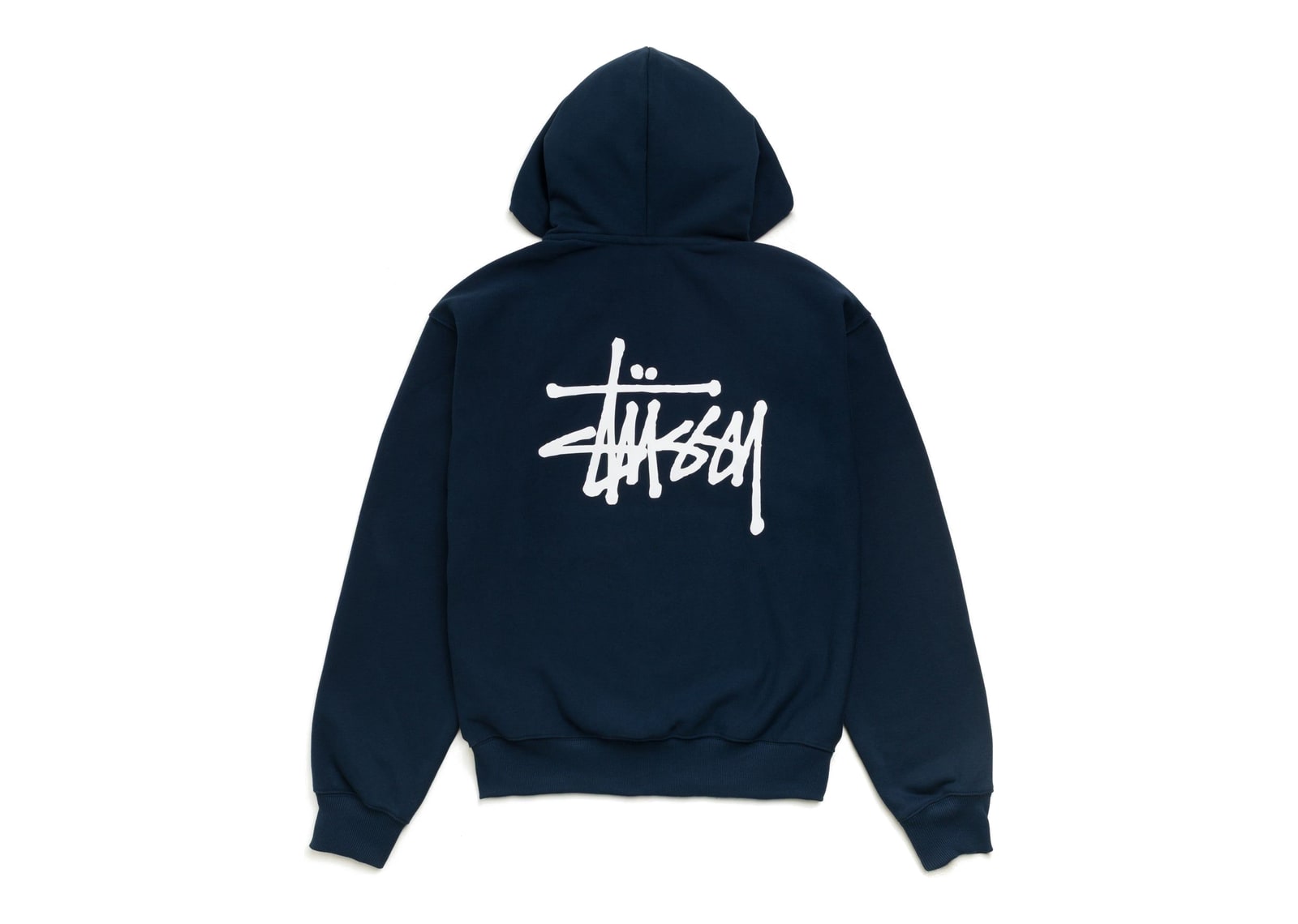 Stussy Basic Stussy Zip Hoodie Navy - görsel 2