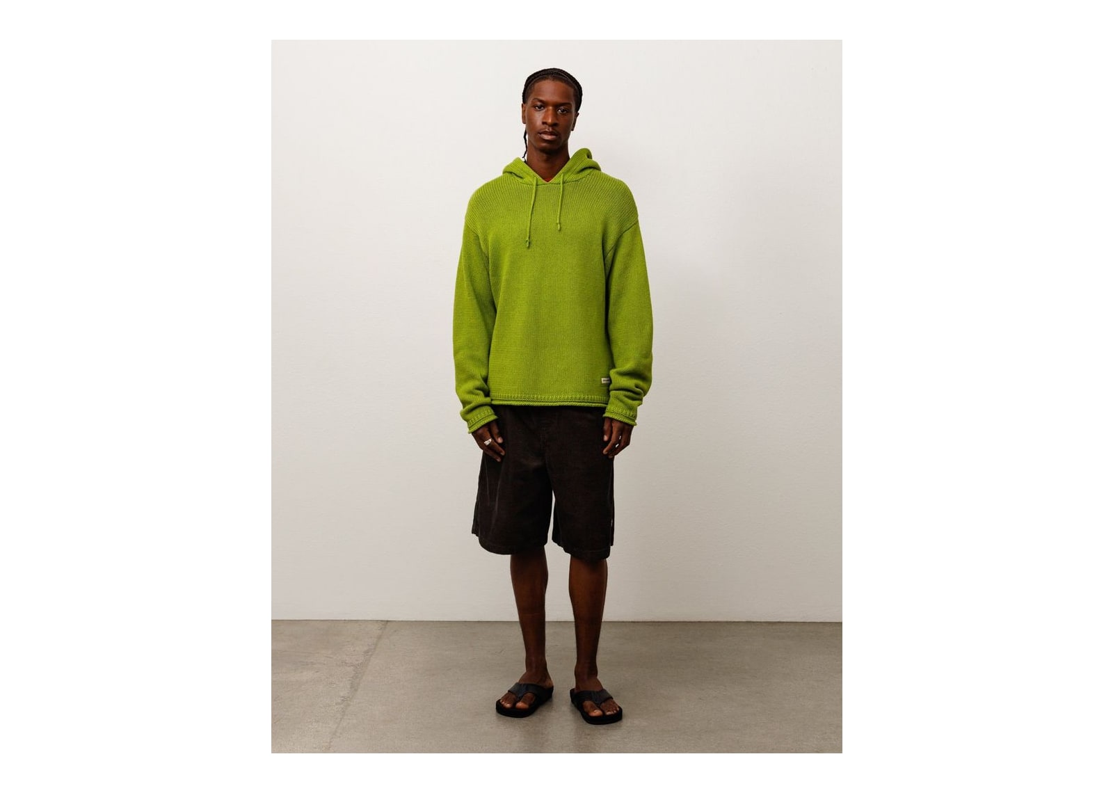 Stussy Beach Hooded Sweater Green - görsel 4