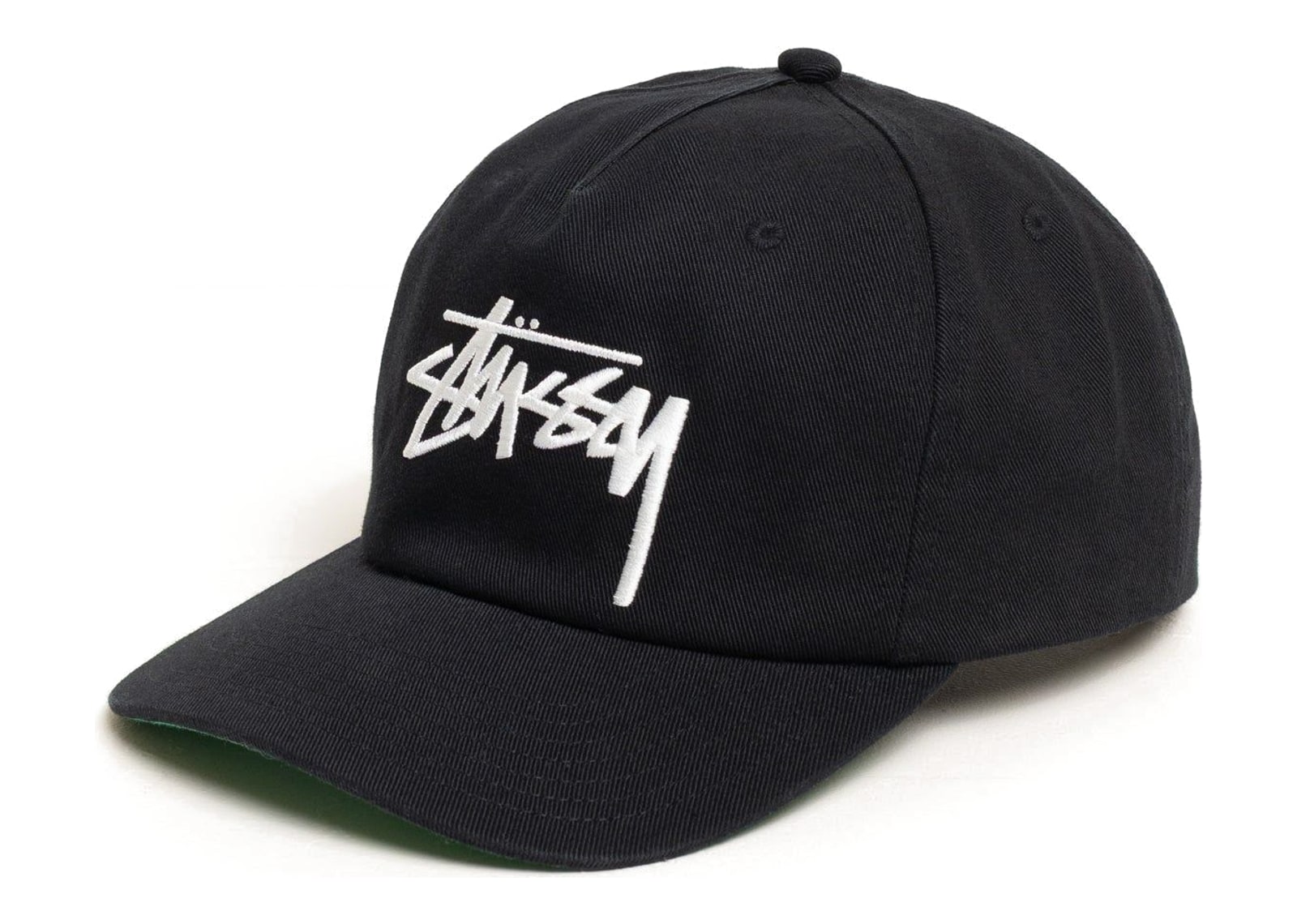 Stussy Big Stock Snapback Cap Shadow Black - görsel 2