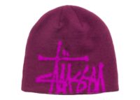 Stussy Brushed Out Basic Skullcap Plum