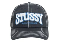 Stussy Burly Threads Trucker Cap Black