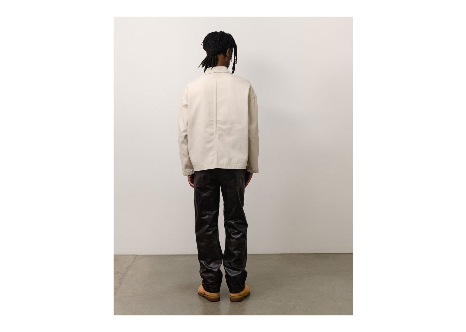 Stussy Canvas Work Overshirt Bone - görsel 4