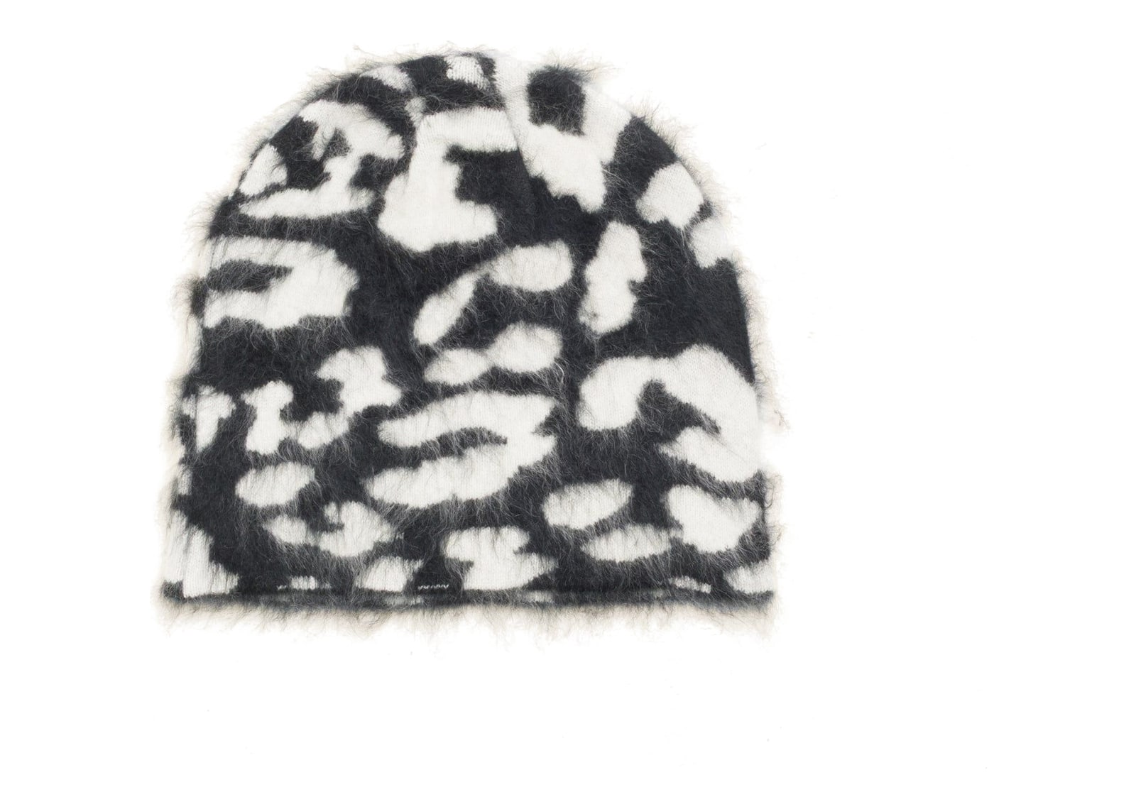 Stussy Cashmere Leopard Skullcap Black - görsel 2
