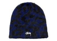 Stussy Cashmere Leopard Skullcap Royal