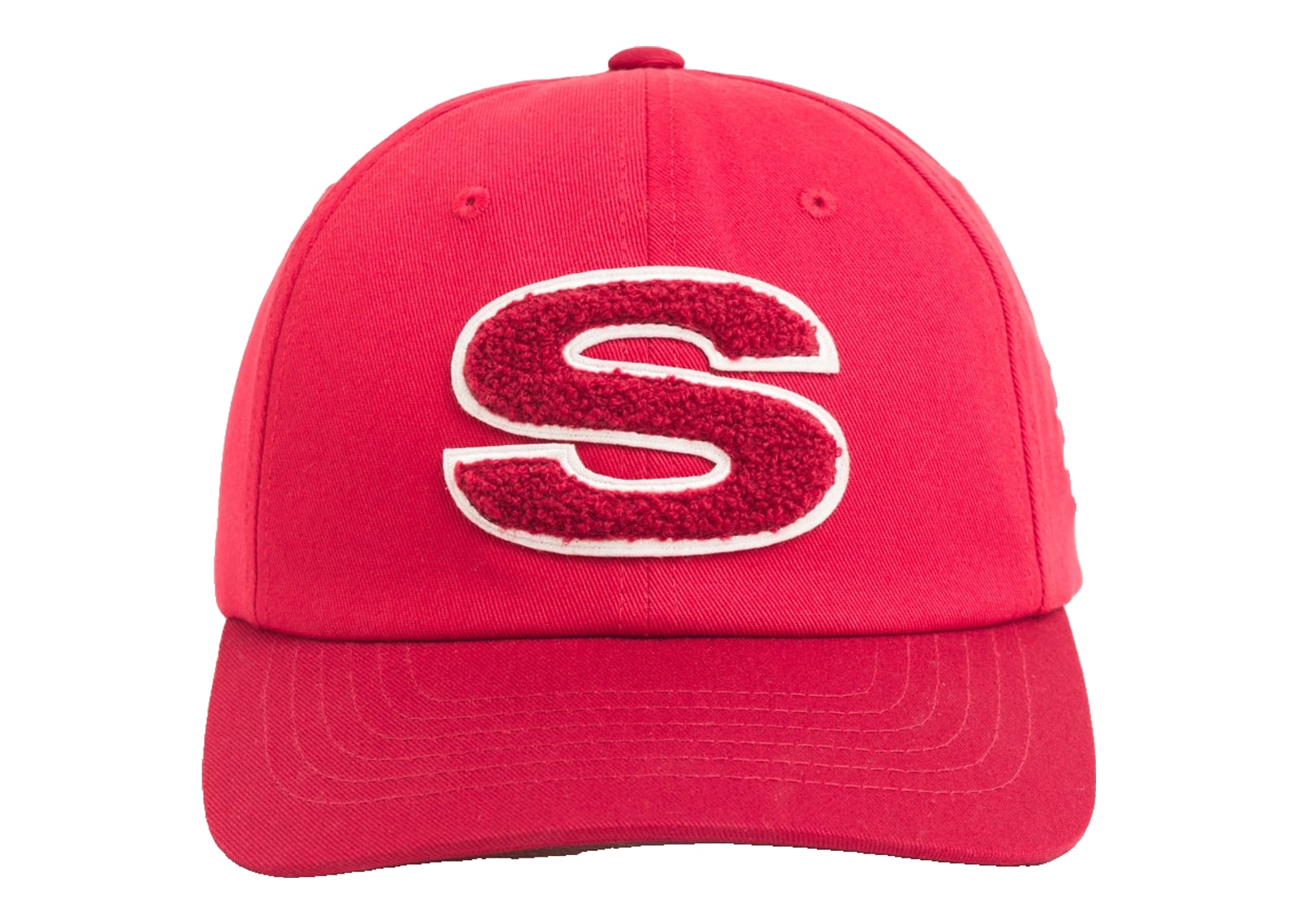 Stussy Chenille S Snapback Cap Gym Red