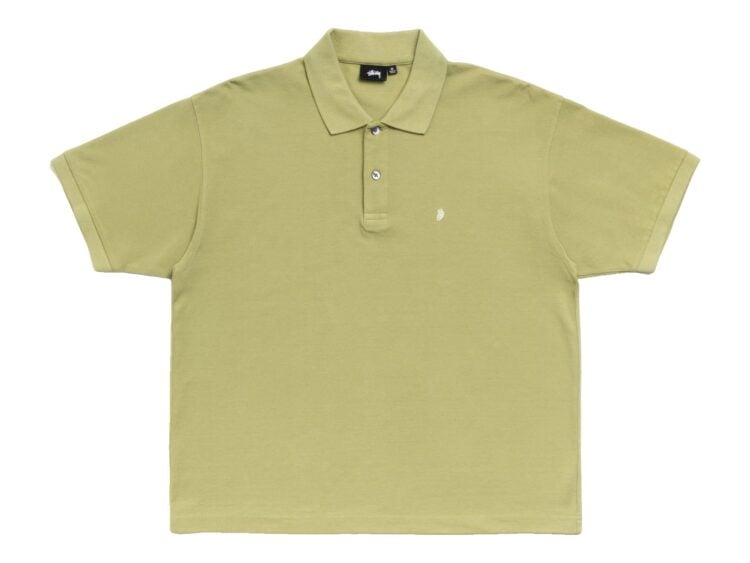 Stussy Classic Pique Polo Leaf