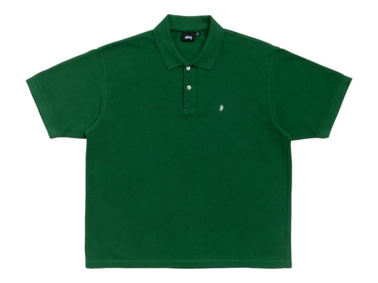 Stussy Classic Pique Polo Pine