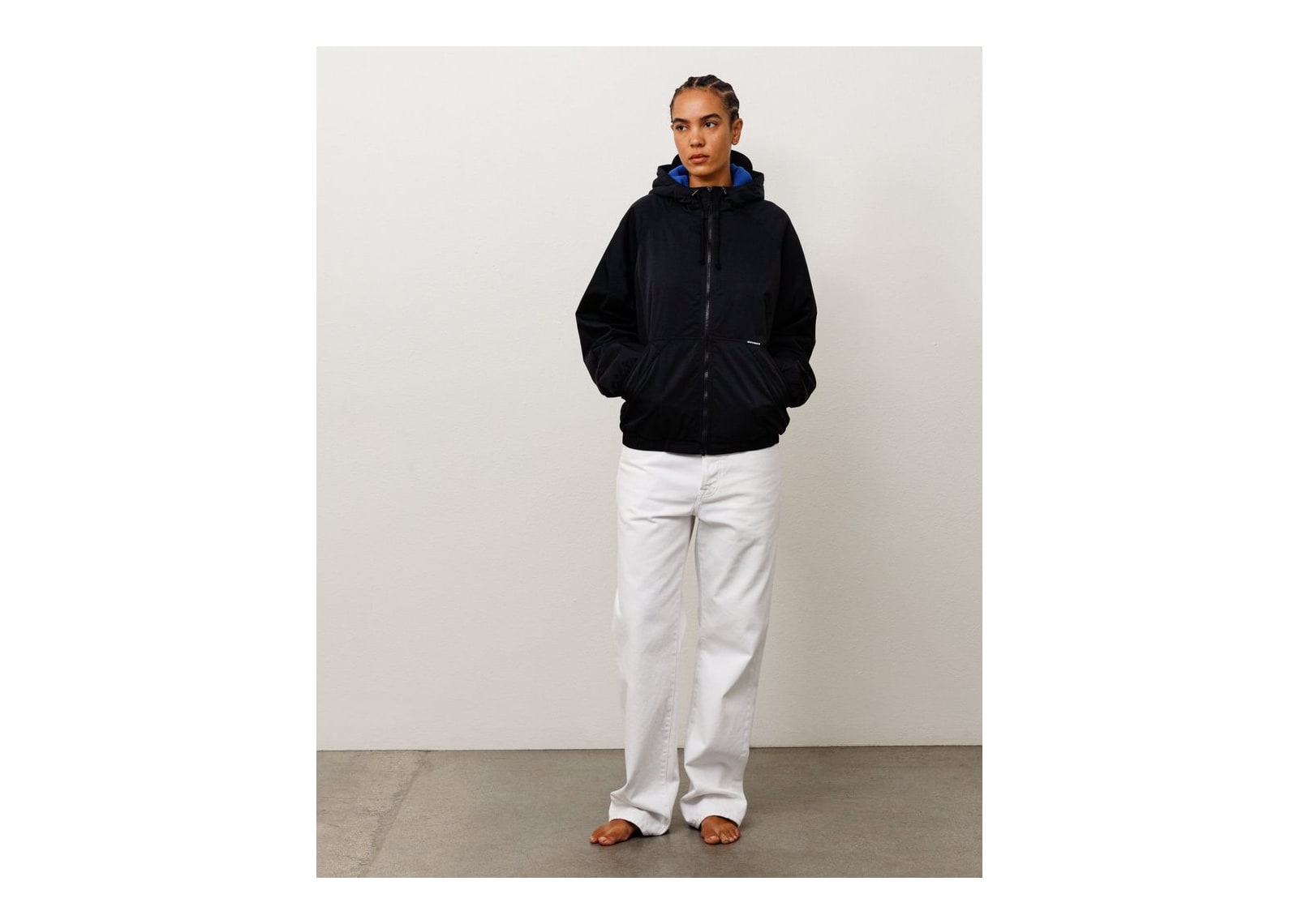 Stussy Coastline Hooded Jacket Black - görsel 5