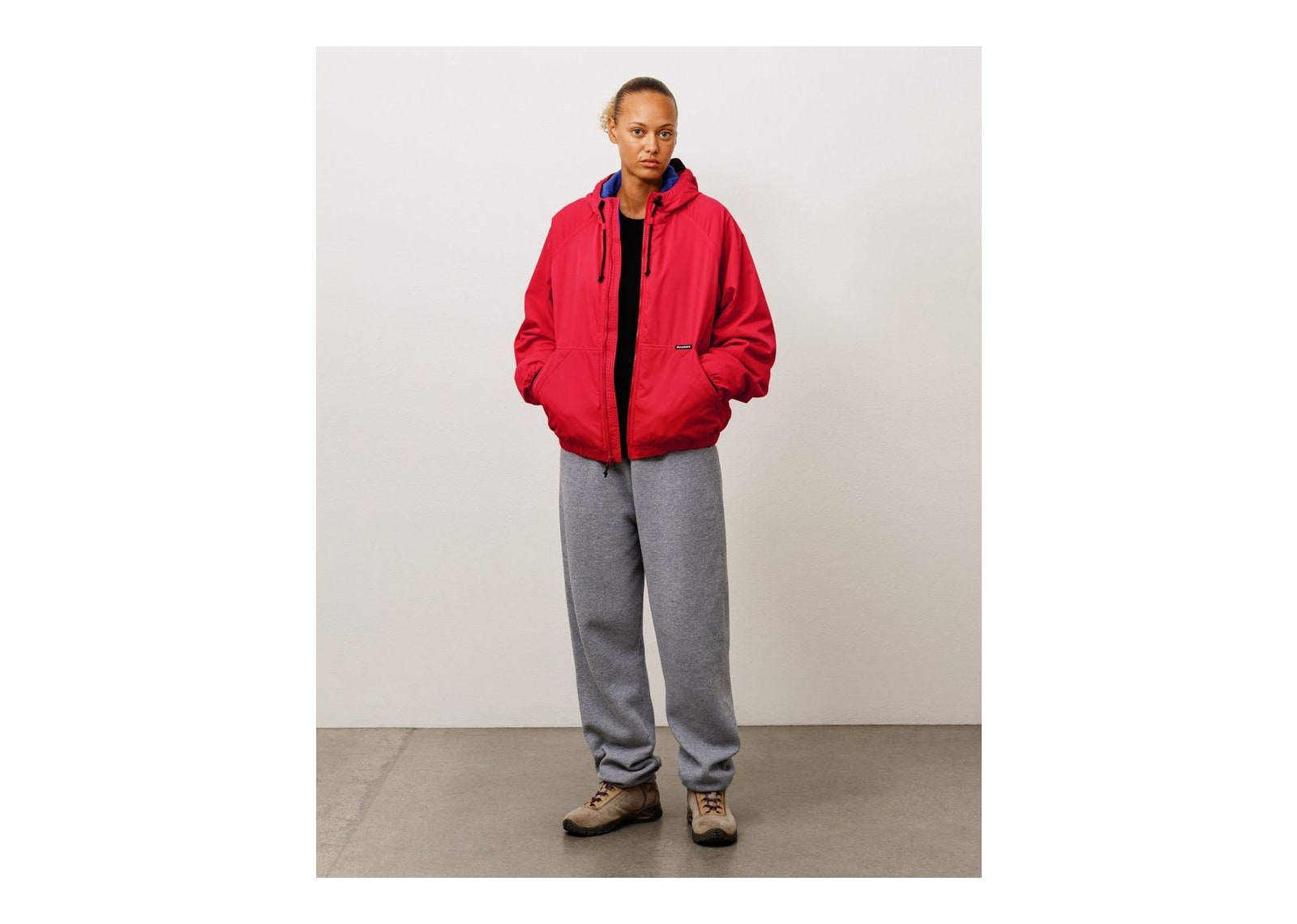 Stussy Coastline Hooded Jacket Red - görsel 3