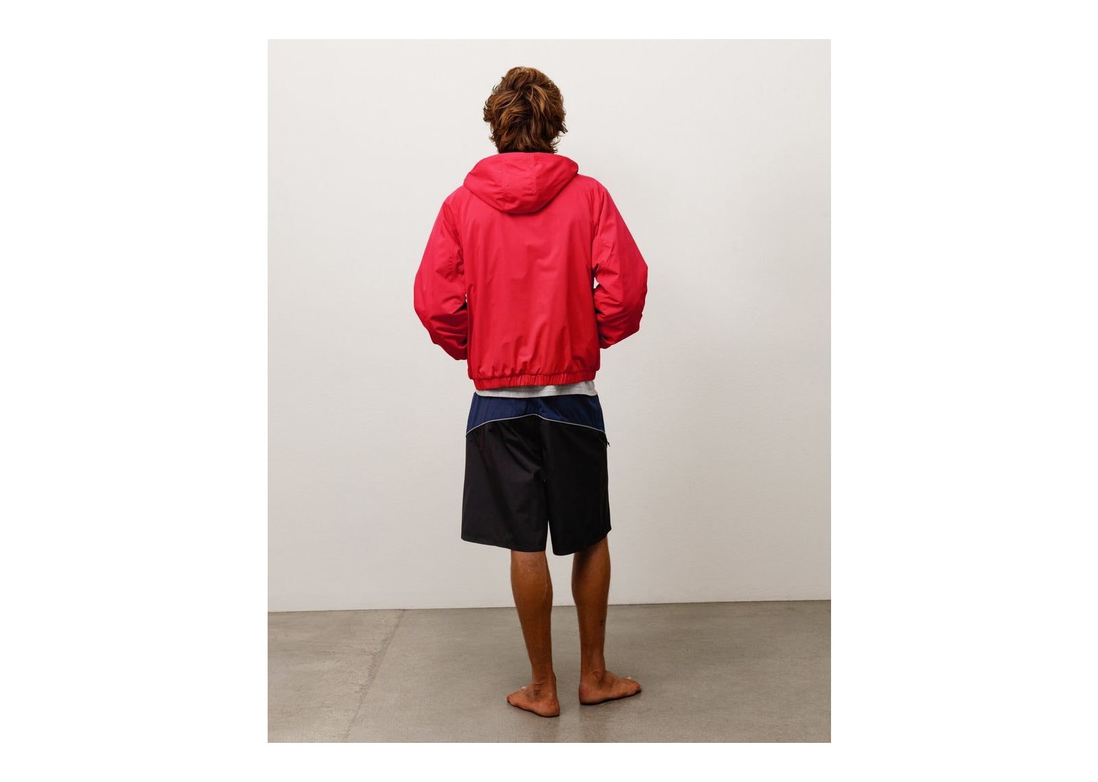 Stussy Coastline Hooded Jacket Red - görsel 4