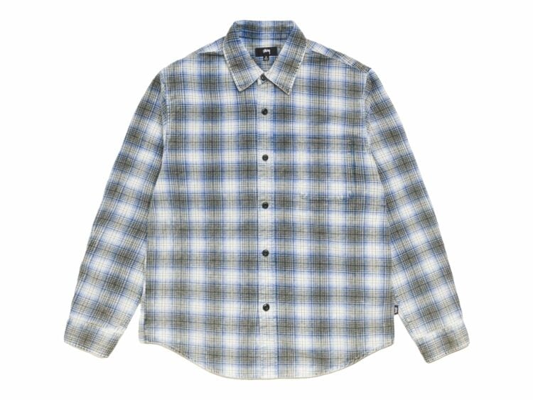 Stussy Dax Printed Shirt Blue