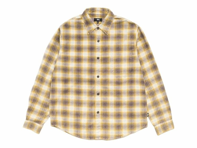 Stussy Dax Printed Shirt Gold