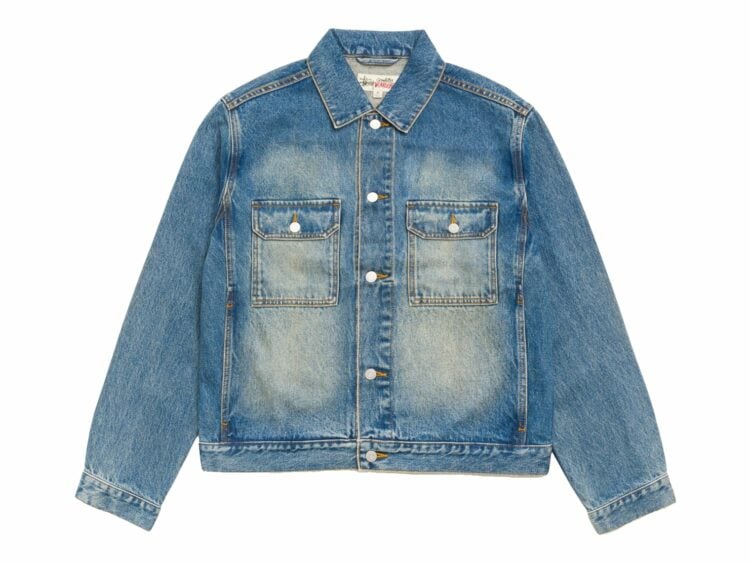 Stussy Denim Trucker Jacket Dark Wash Indigo