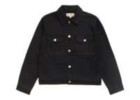 Stussy Denim Trucker Jacket Raw Black Contrast Stitch
