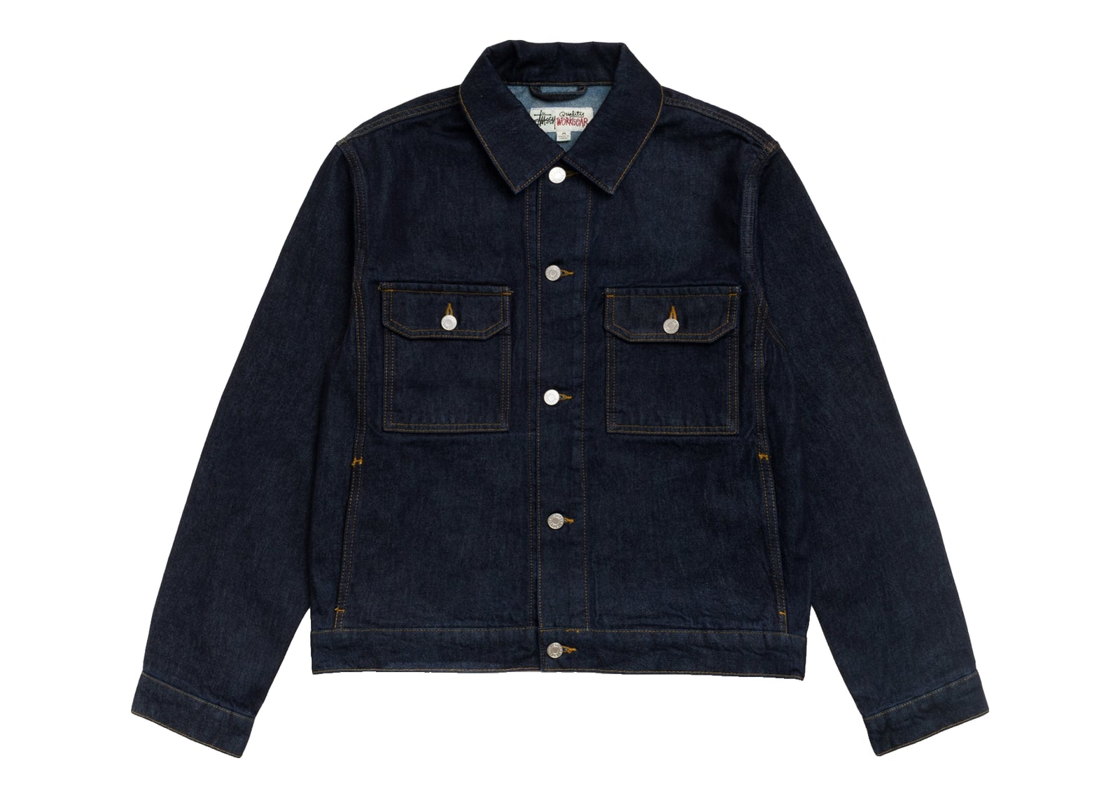 Stussy Denim Trucker Jacket Rinsed Indigo
