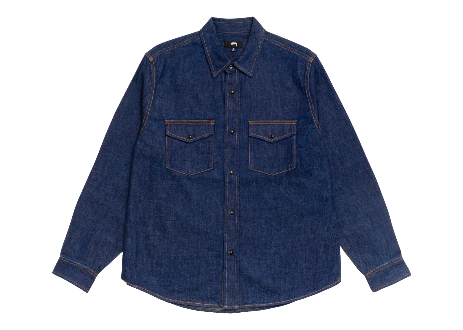 Stussy Denim Western Shirt Dark Denim