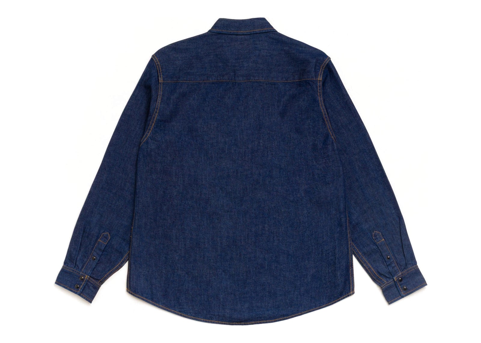 Stussy Denim Western Shirt Dark Denim - görsel 5