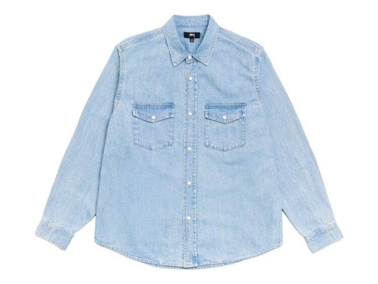 Stussy Denim Western Shirt Light Denim