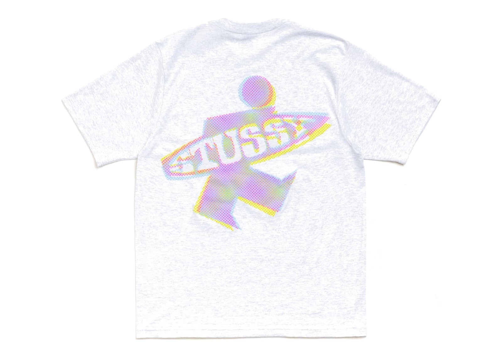 Stussy Dot Surf Puff Print Tee Ash Heather - görsel 2