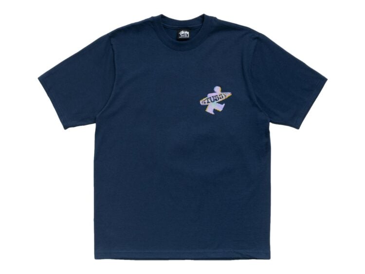 Stussy Dot Surf Puff Print Tee Navy