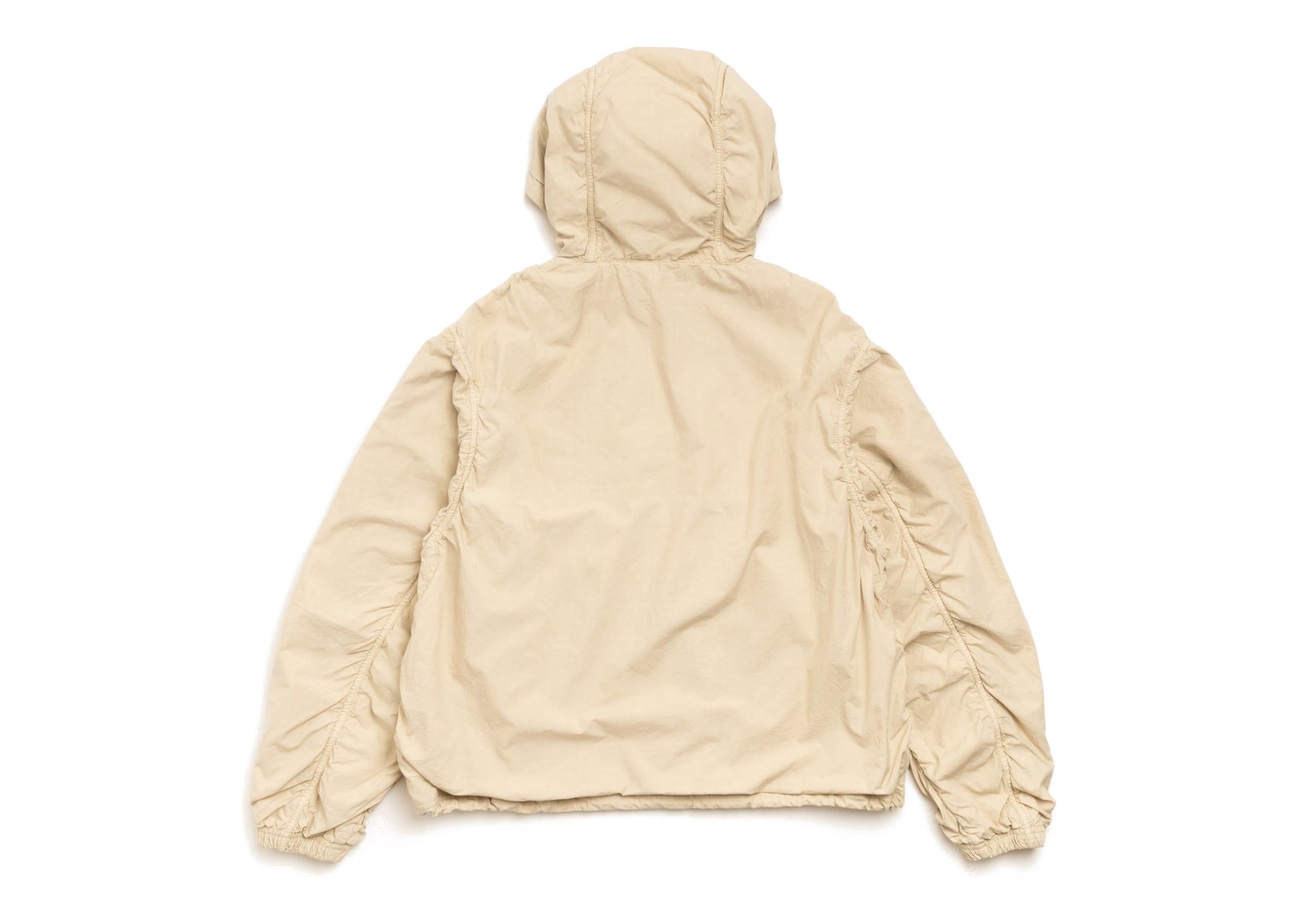 Stussy Double Cotton Hooded Jacket Sand - görsel 8