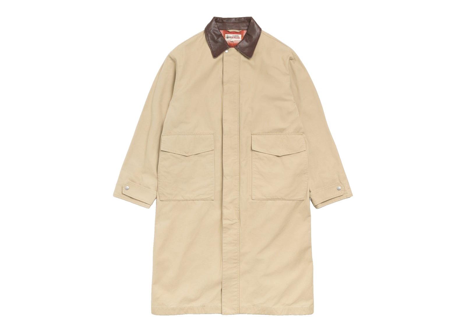 Stussy Duster Coat Khaki