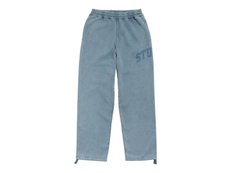 Stussy Faded Graphic Fleece Pant Washed Navy