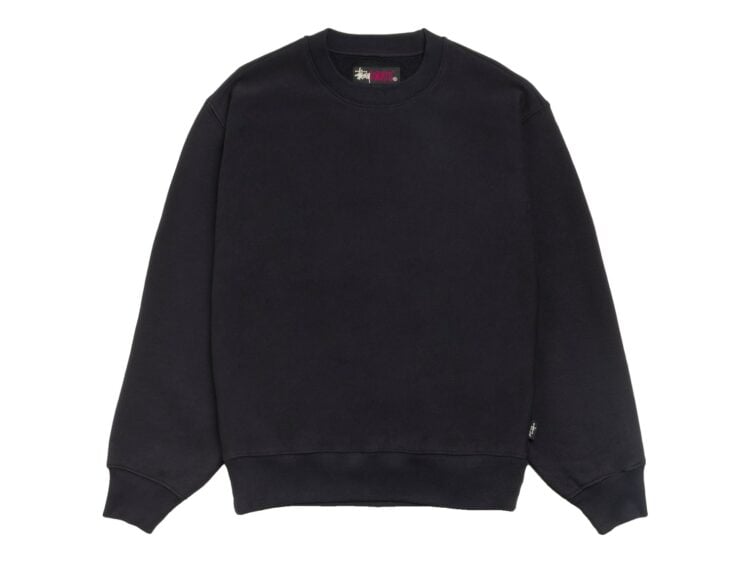Stussy Fleece Crew Black
