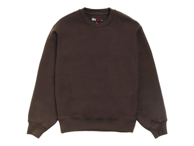 Stussy Fleece Crew Brown