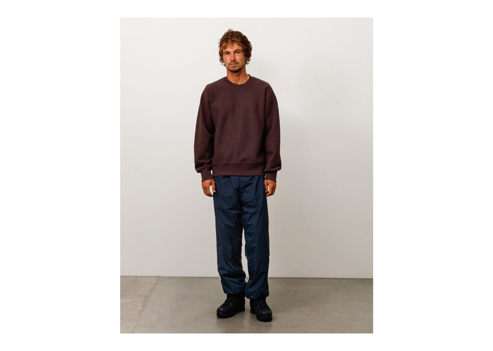 Stussy Fleece Crew Brown - görsel 2