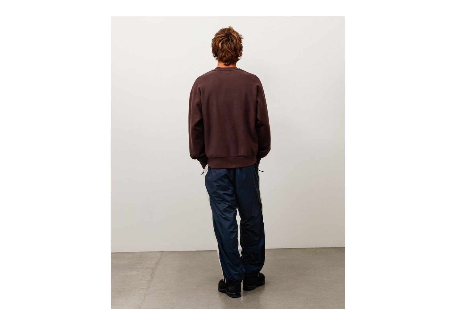 Stussy Fleece Crew Brown - görsel 3