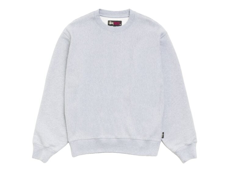 Stussy Fleece Crew Grey Heather