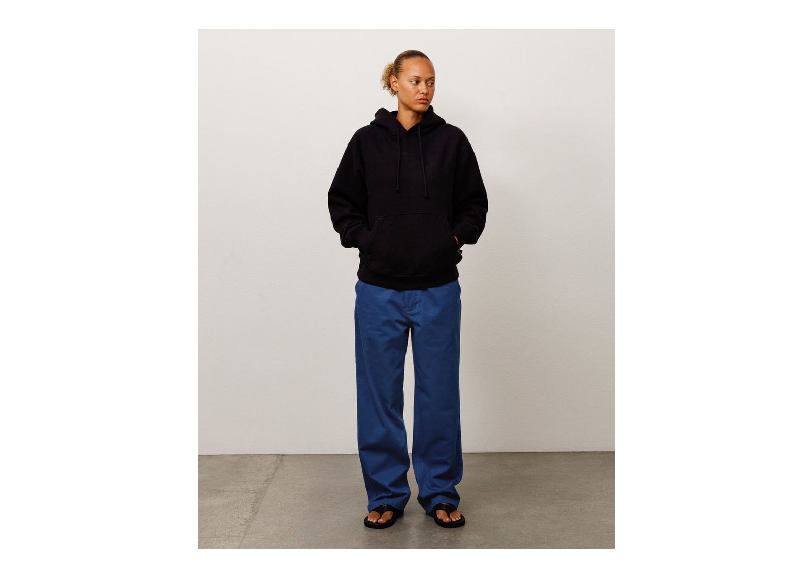 Stussy Fleece Hoodie Black - görsel 2