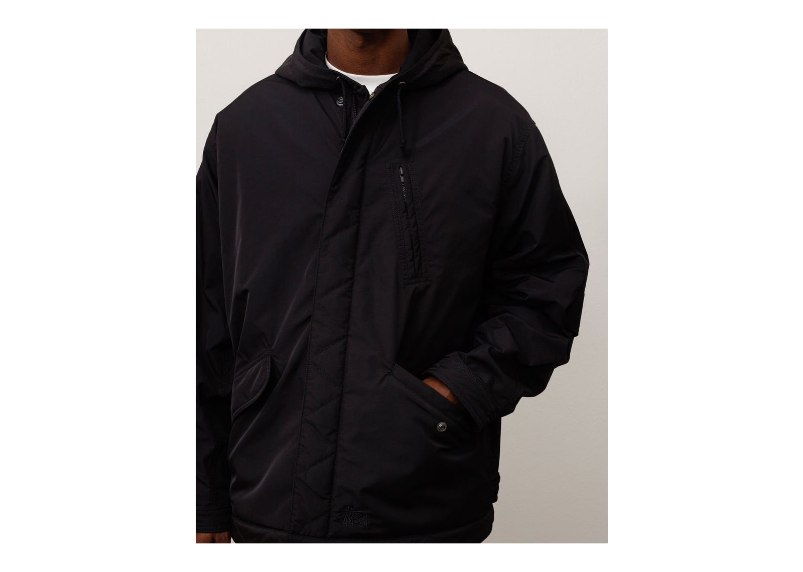 Stussy Flight Parka Black - görsel 3