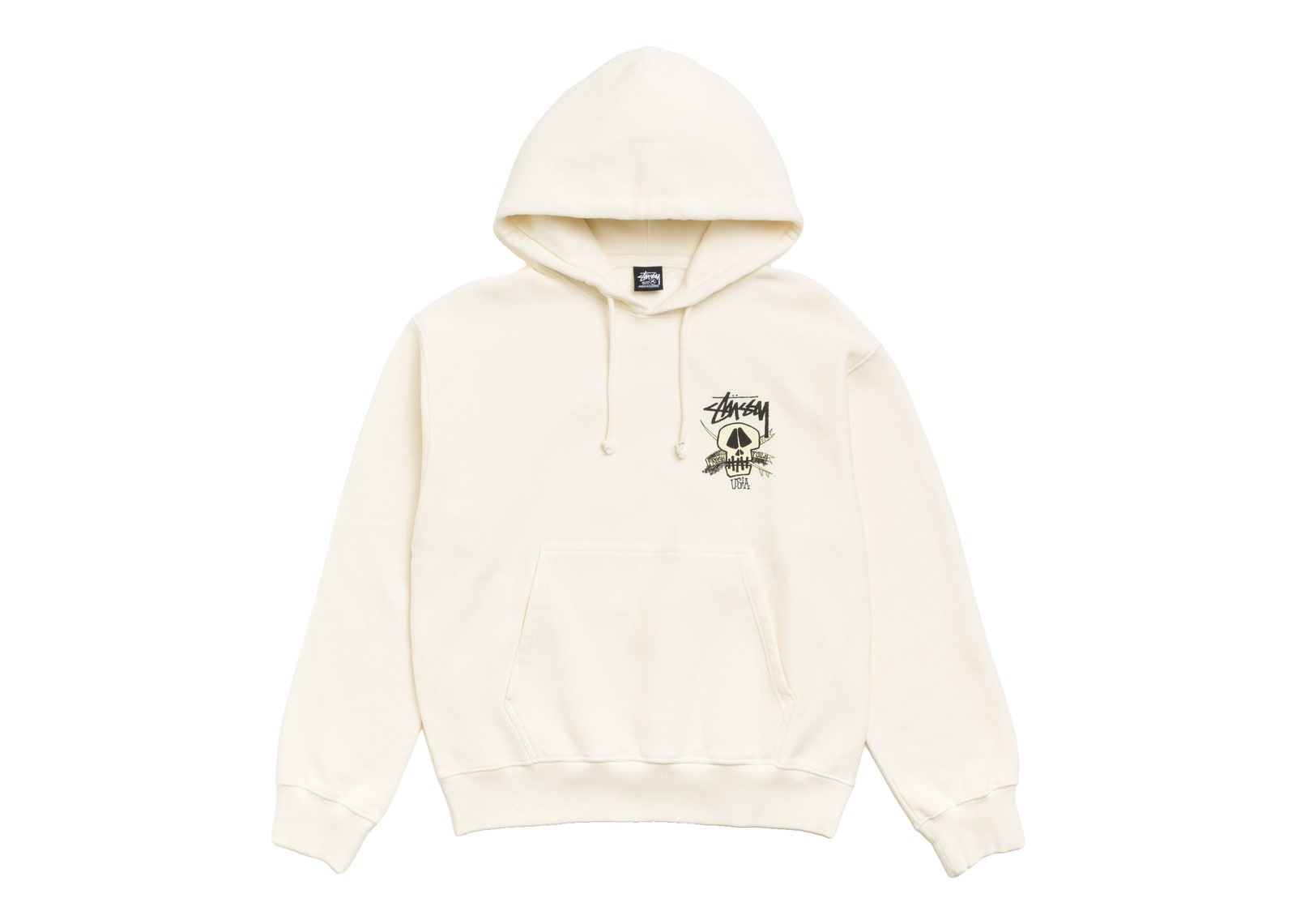 Stussy Fresh Foils Hoodie Garment Dyed Bone