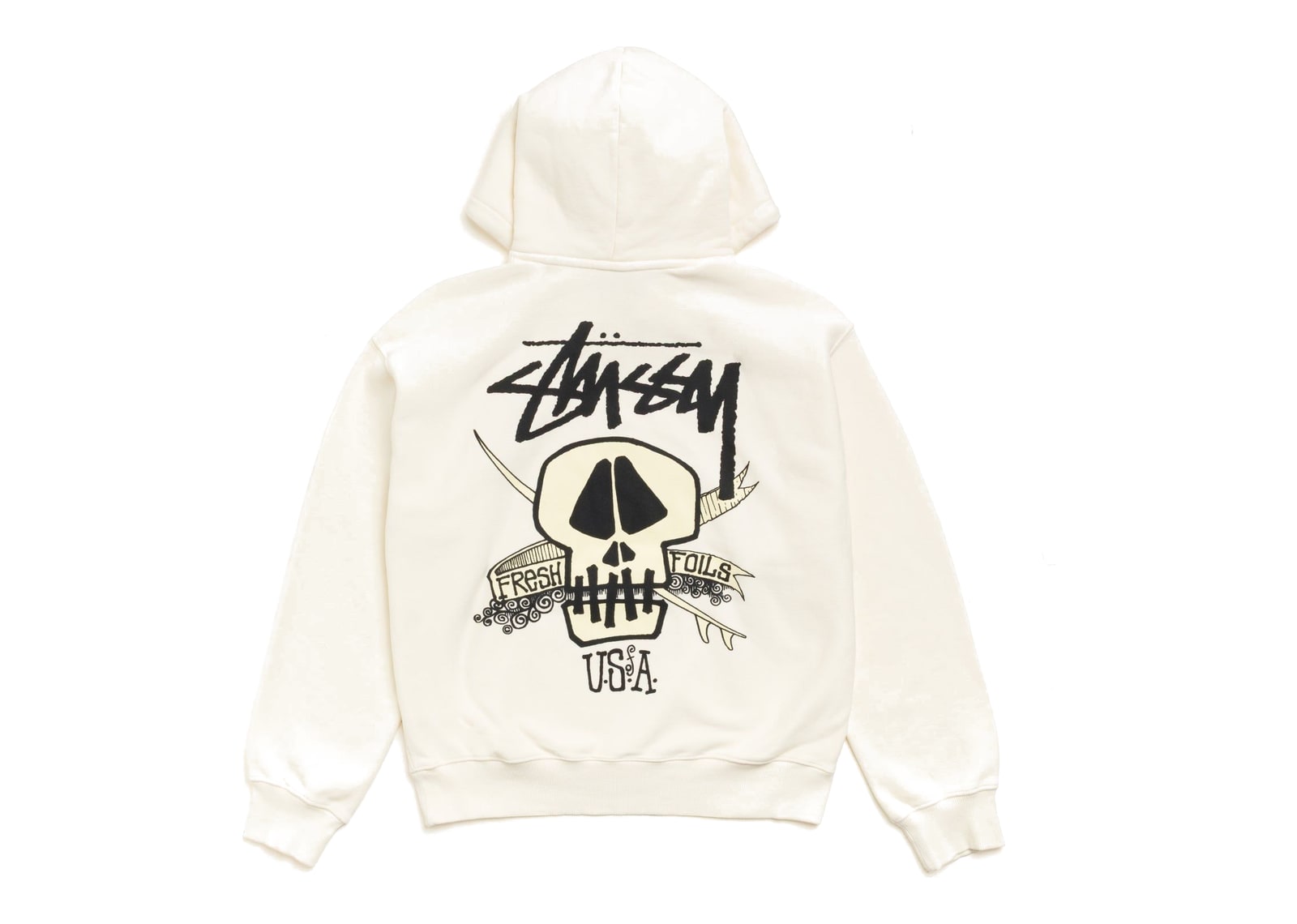 Stussy Fresh Foils Hoodie Garment Dyed Bone - görsel 2