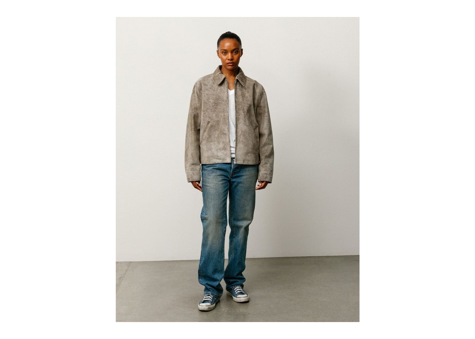 Stussy Garage Jacket Suede Suede - görsel 2
