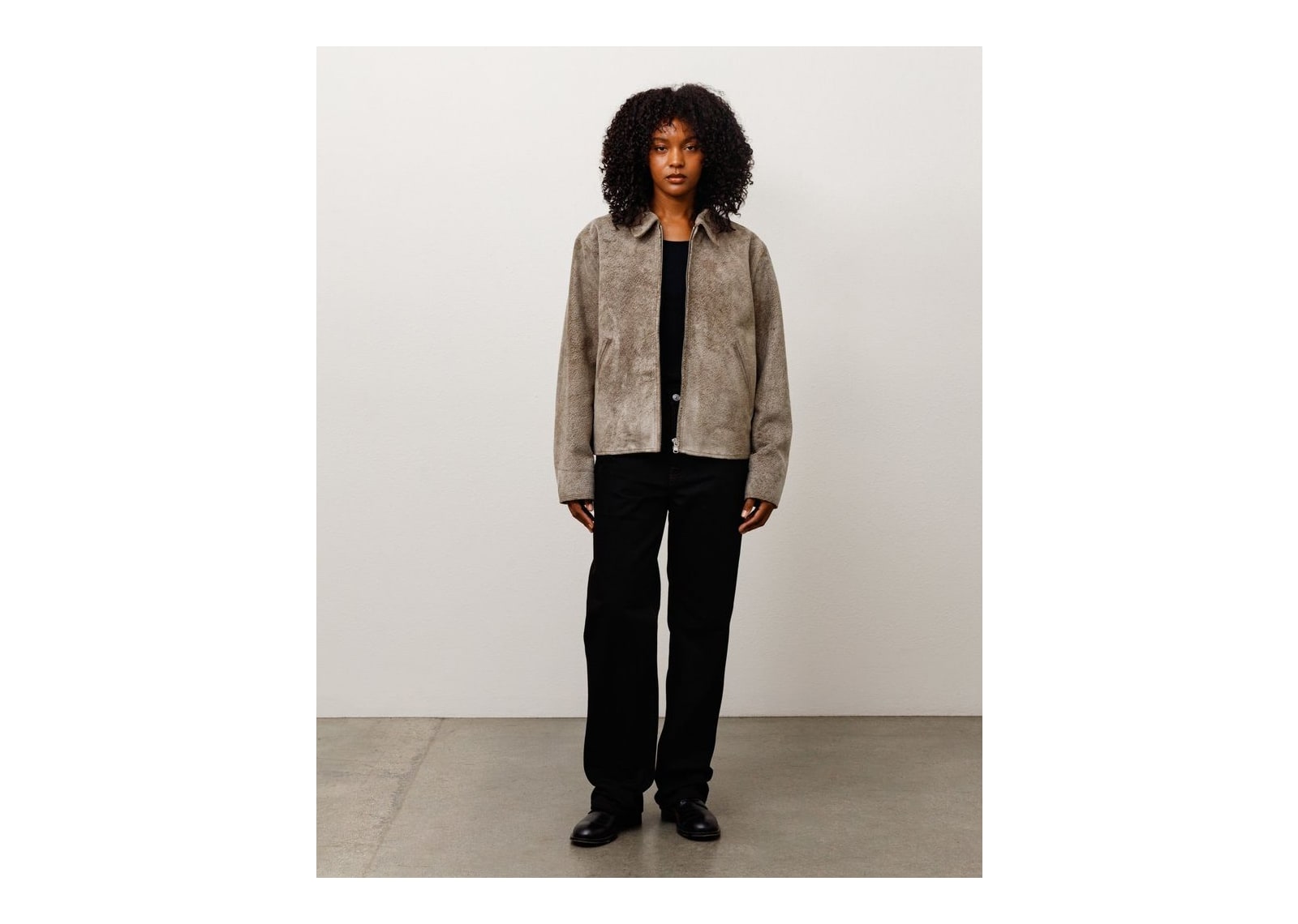 Stussy Garage Jacket Suede Suede - görsel 3