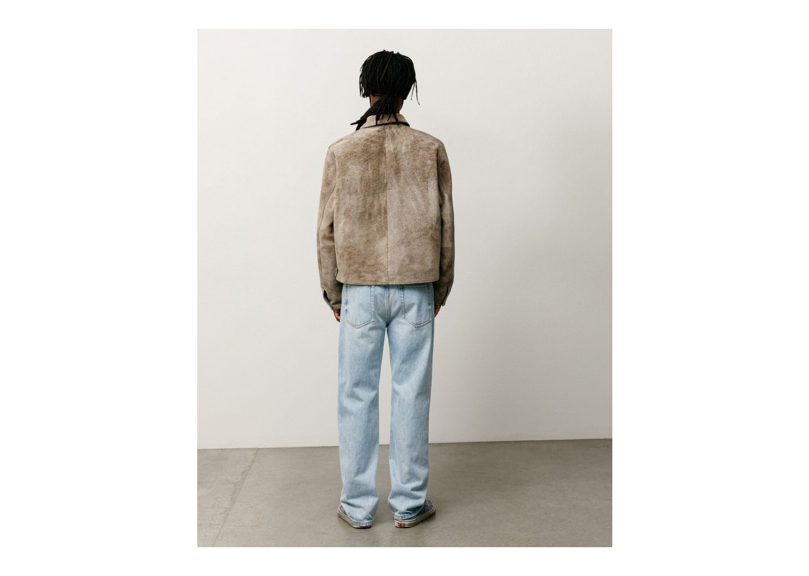 Stussy Garage Jacket Suede Suede - görsel 6