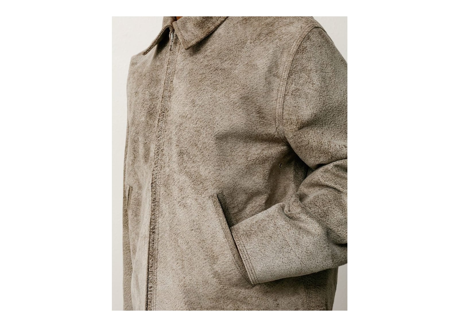 Stussy Garage Jacket Suede Suede - görsel 7