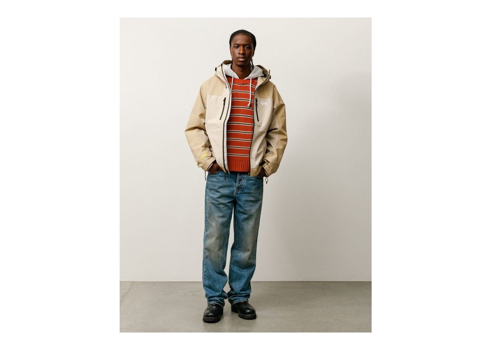 Stussy GORE-TEX Guide Shell Khaki - görsel 2