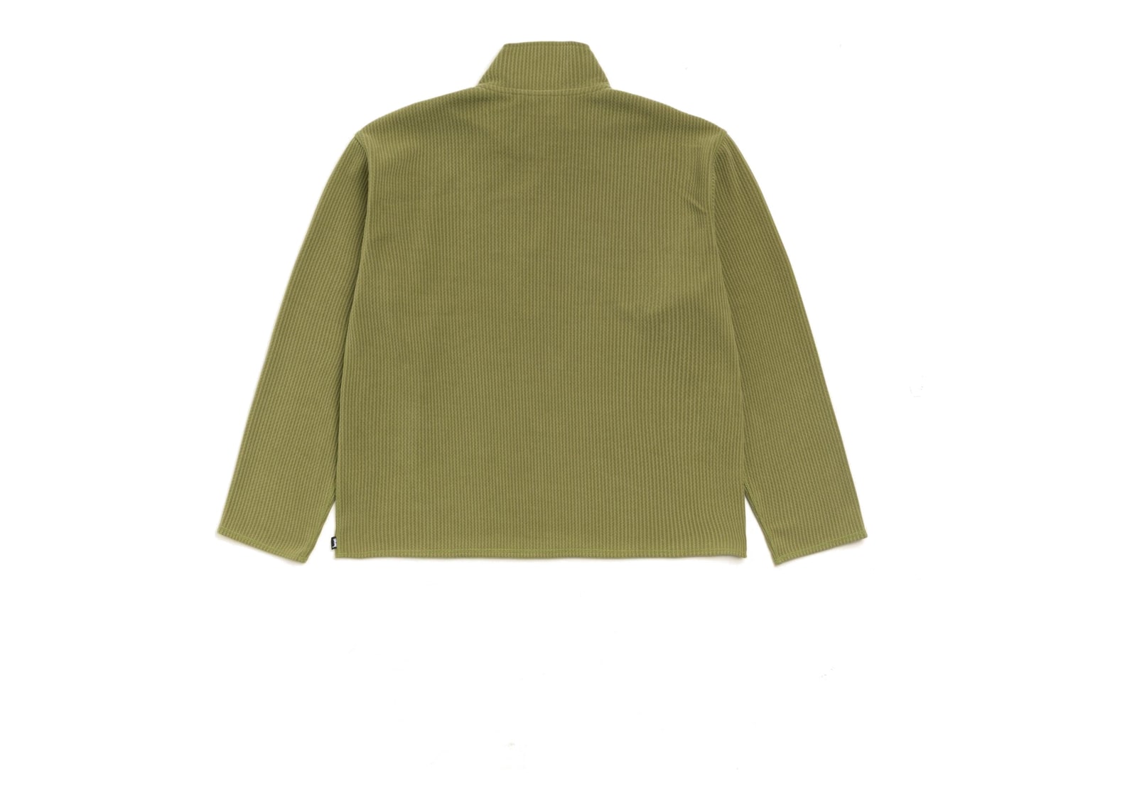 Stussy Half Zip Thermal Mock Neck Olive - görsel 5